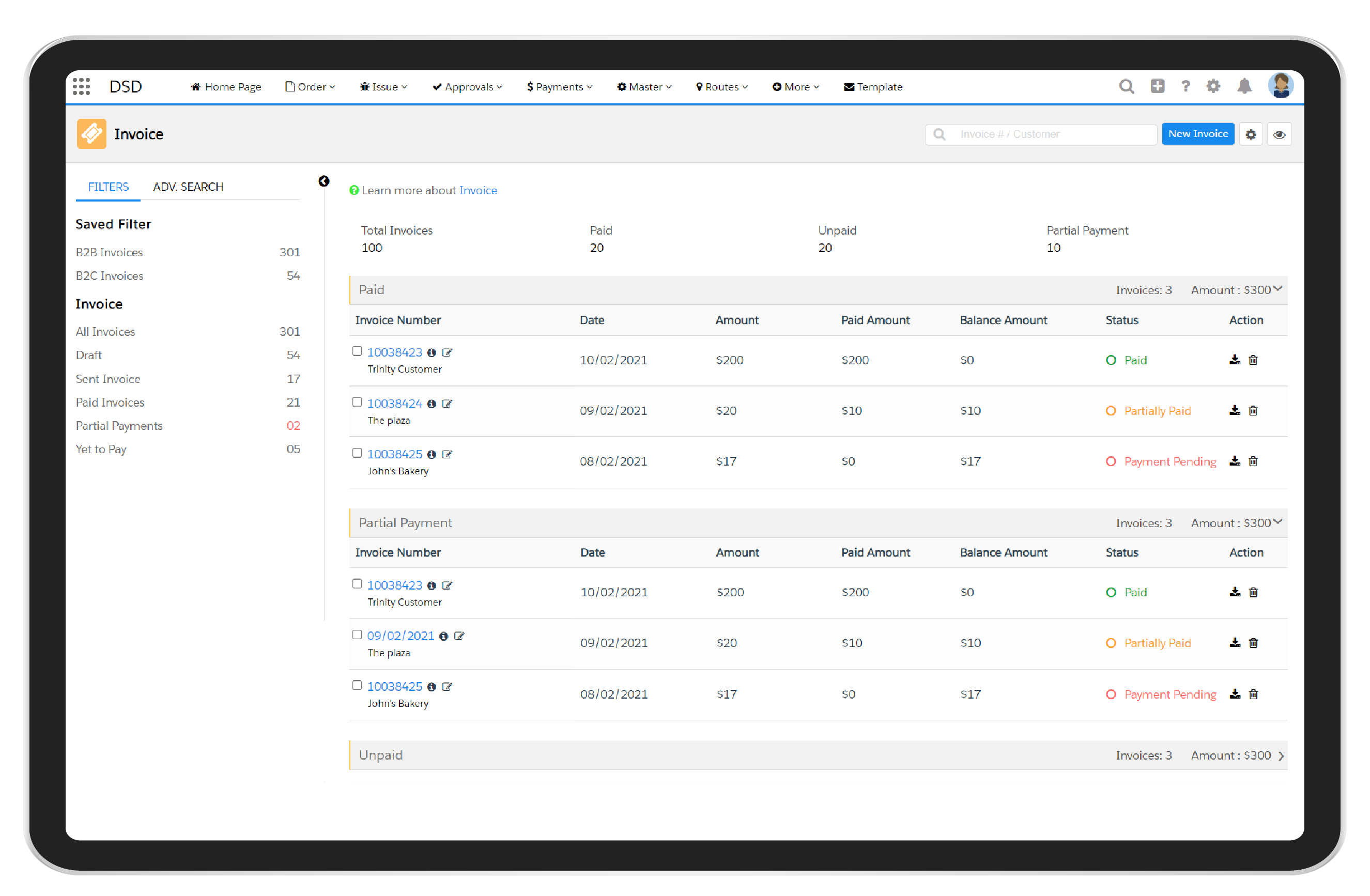 Invoicing Software