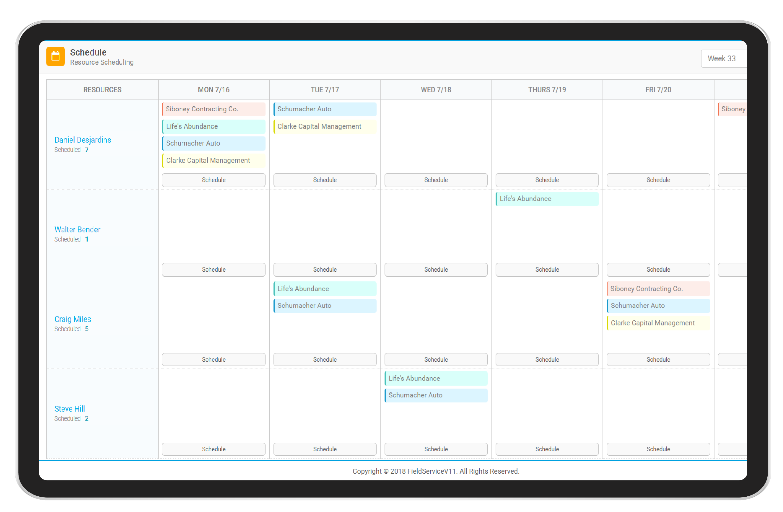 Scheduling Software
